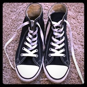 Black & White High Top Chucks
