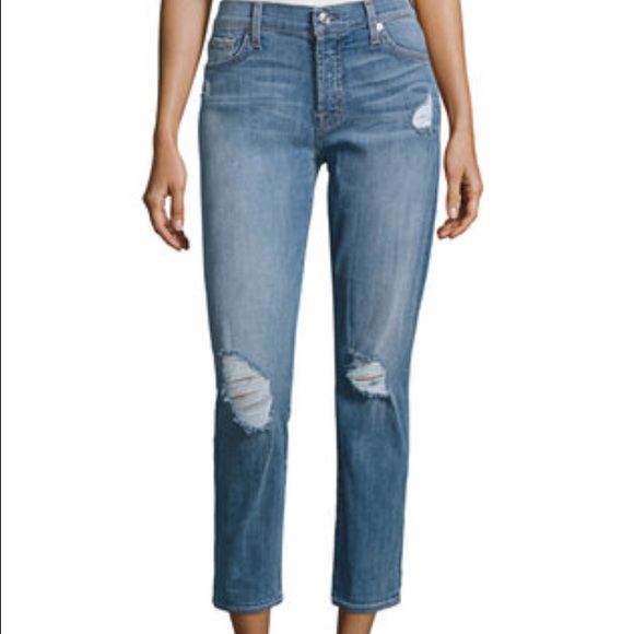 NWT 7 for All Mankind Josephina Boyfriend Jean 29 - Picture 1 of 3