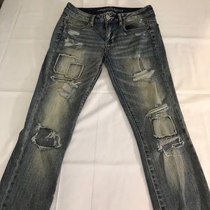 American Eagle destroyed style jeans
