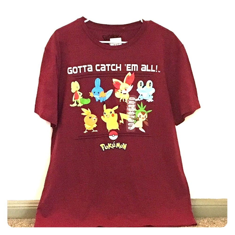 Pokemon men's tshirt
