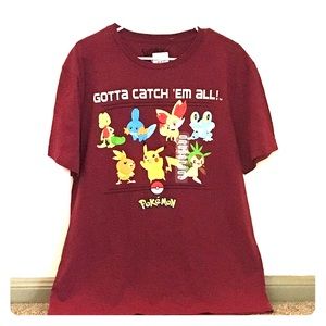 Pokemon men's tshirt