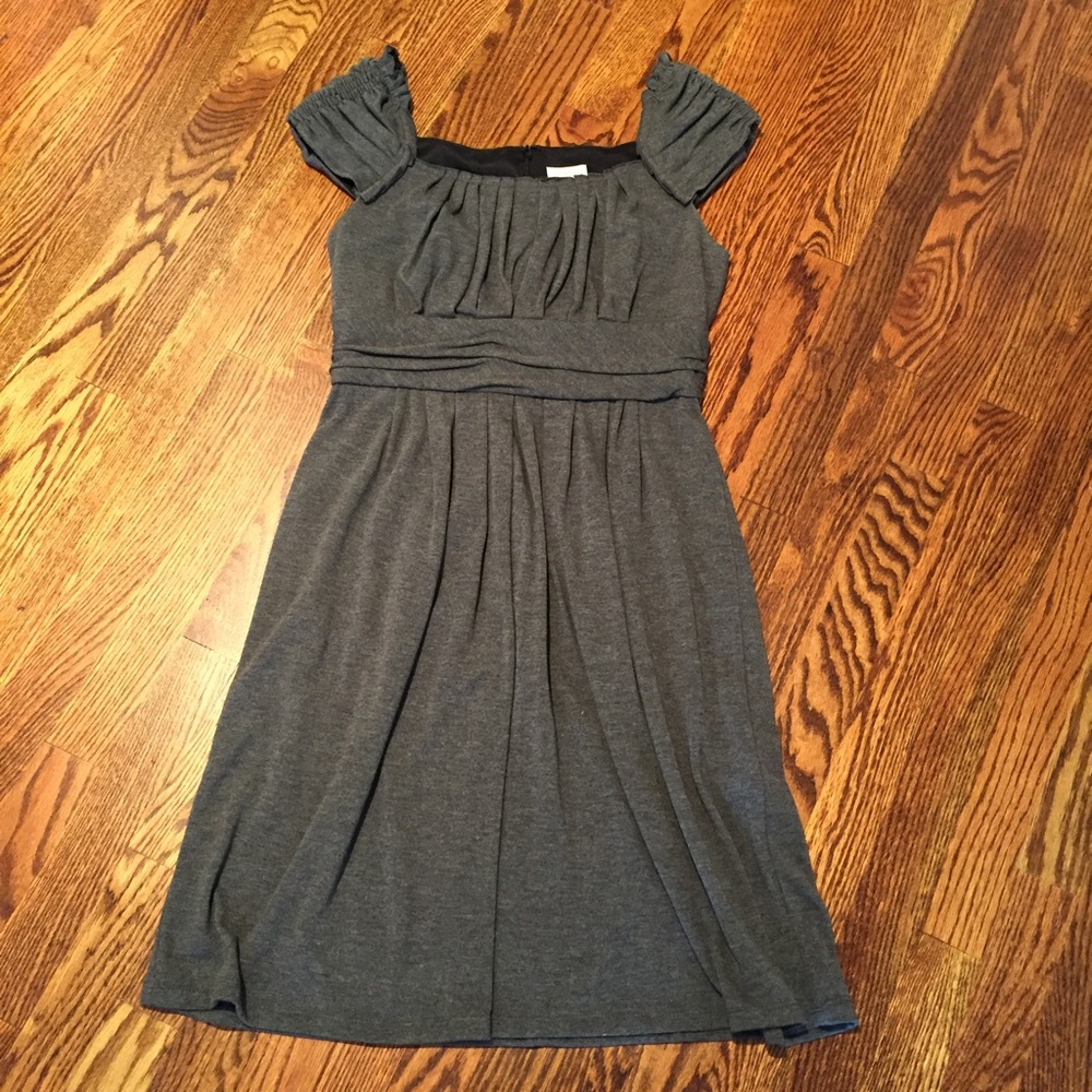 Grey Jersey Knit Dress