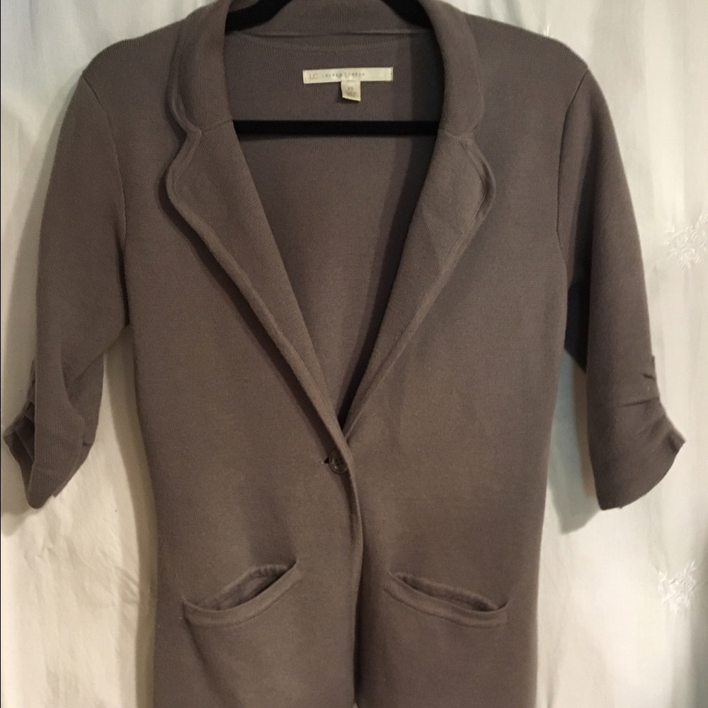 Plum colored Lauren Conrad blazer