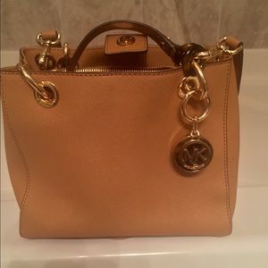 Michael Kors "Cynthia" Small Saffiano leather Tote