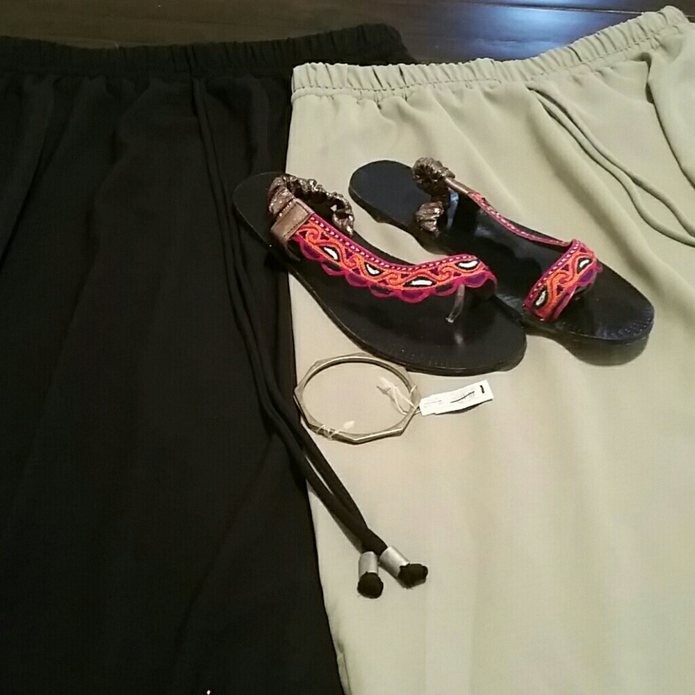 Boho Skirts ,Sandals  and Bangles Bundle!