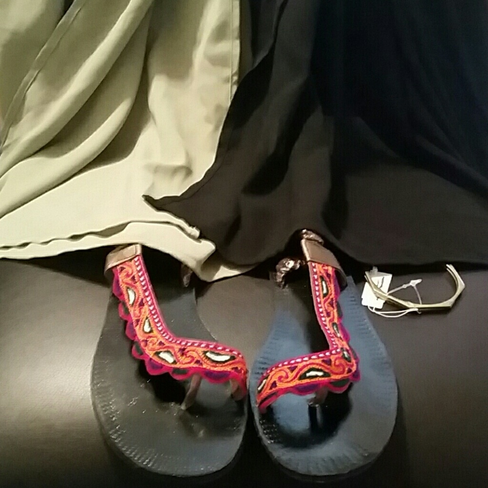 Boho Skirts ,Sandals  and Bangles Bundle! - Picture 2 of 4