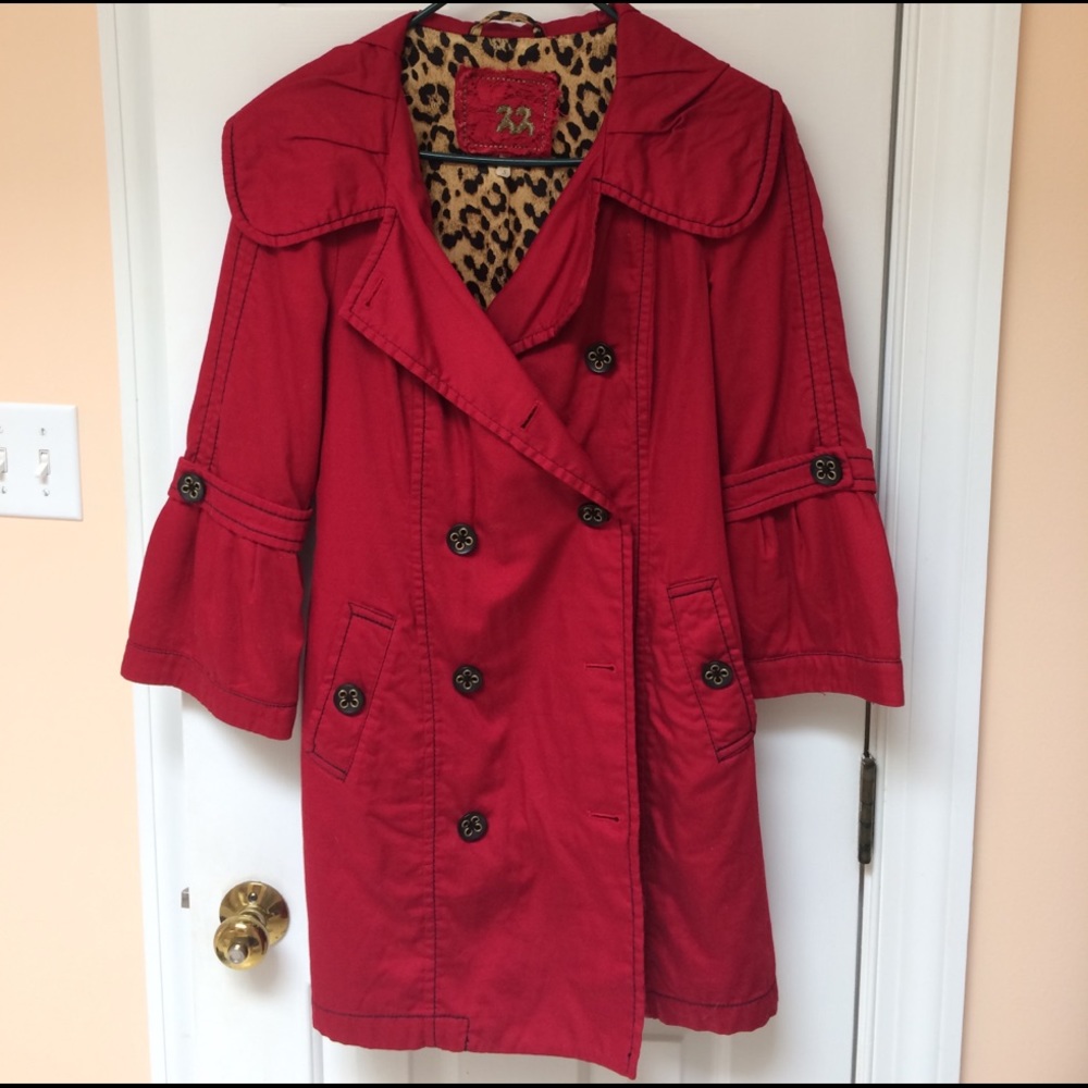 Funky red coat