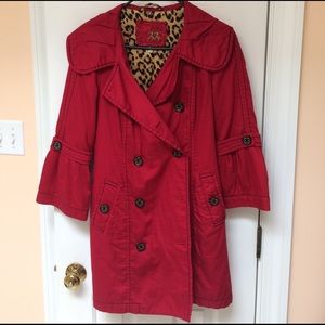 Funky red coat