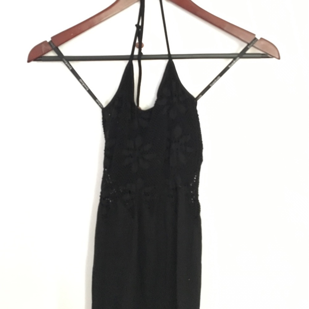 Black festival ready Bebe dress