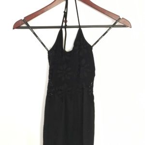 Black festival ready Bebe dress