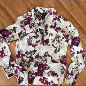 White House Black Market Silk Top