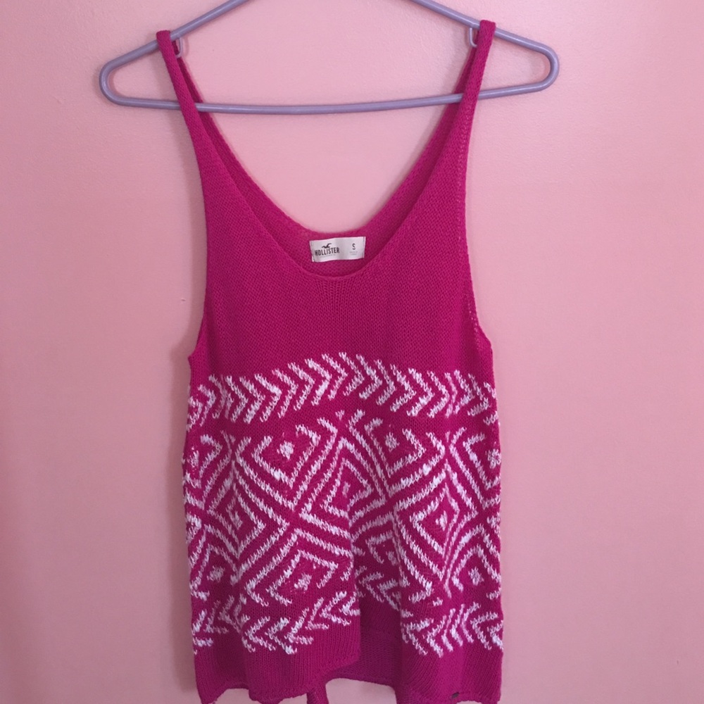 💐 Hollister knitted tribal tank top 💐