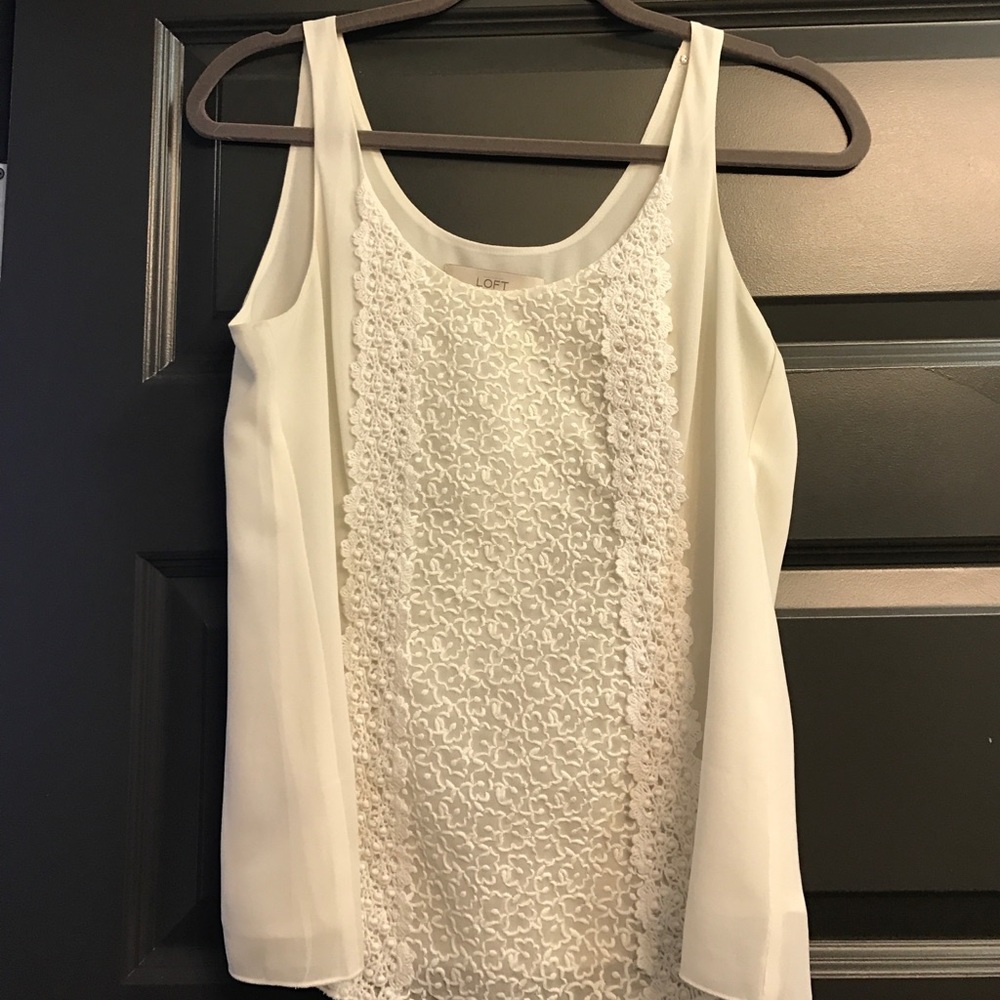 Ann Taylor LOFT White Top