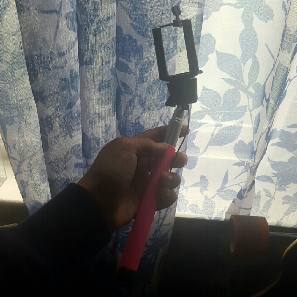 Pink selfie stick
