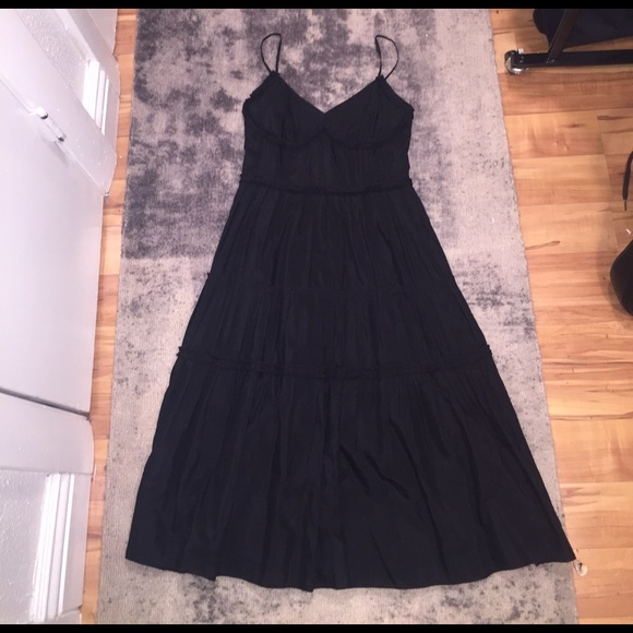 Loft Black Cotton Dress - Picture 3 of 3