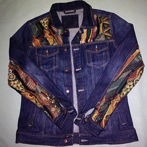 Custom coogi jean jacket