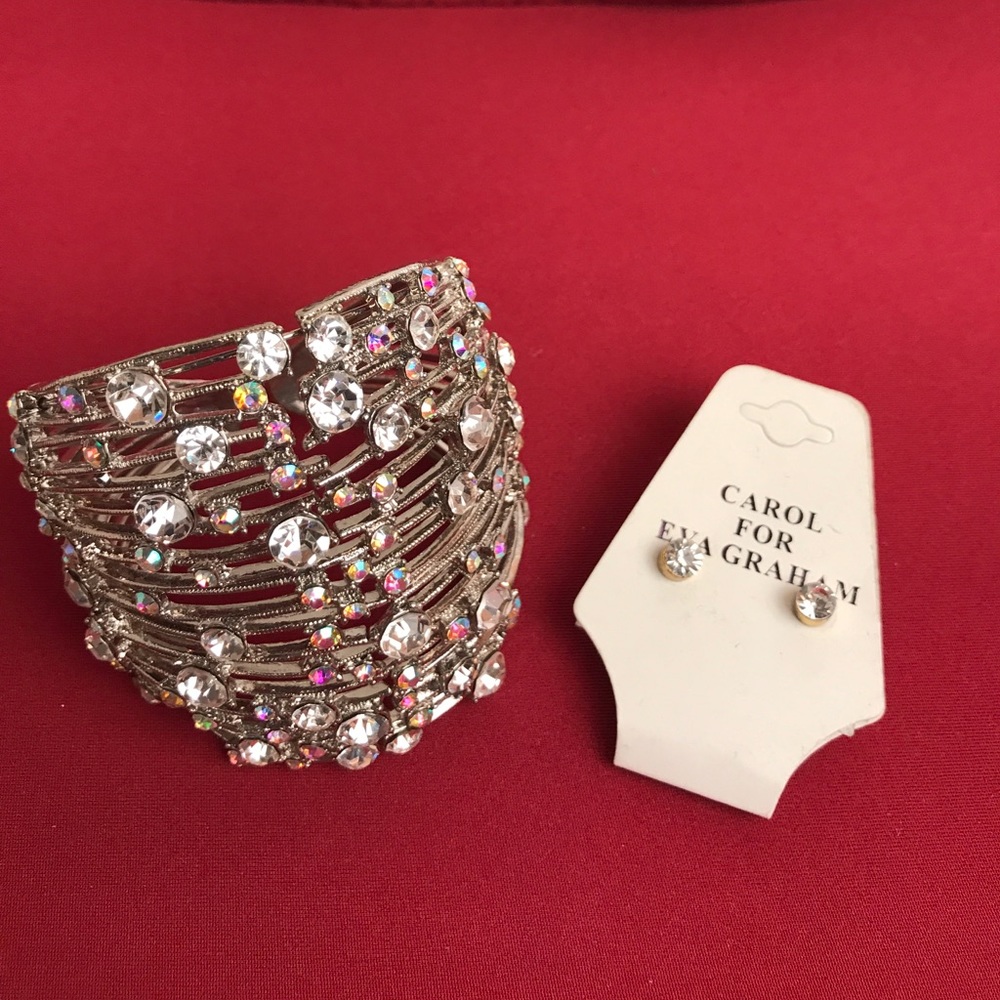 2 piece crystal set
