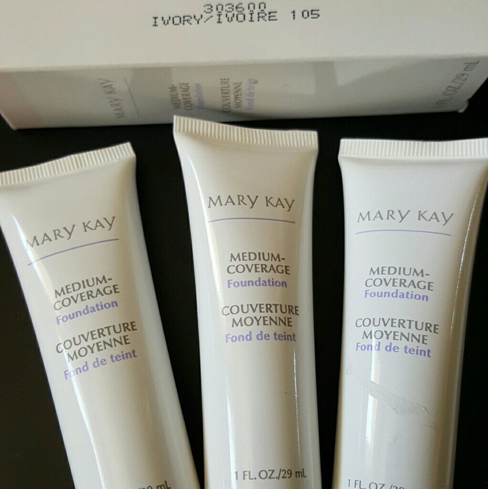 3 Mary Kay Liquid Foundation Ivory 105