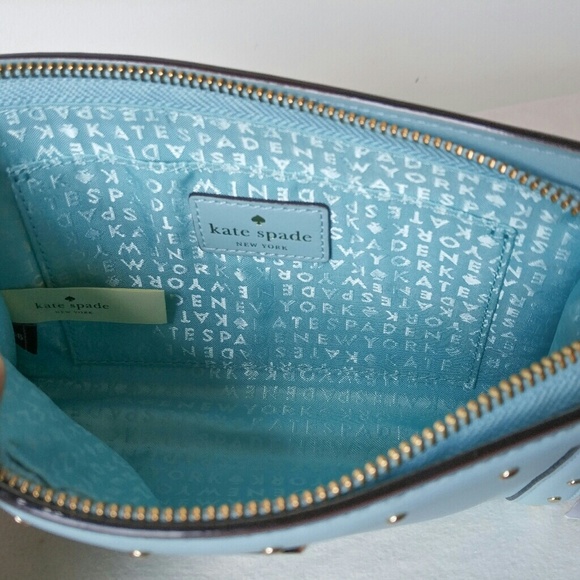 Gifts! Kate Spade Wristlet Baby Blue 3-Piece Set - Picture 4 of 7