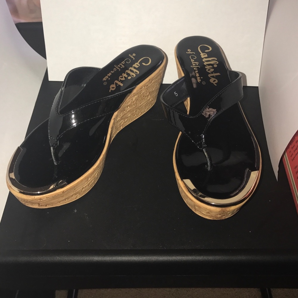 Callisto of California Sandal Wedges