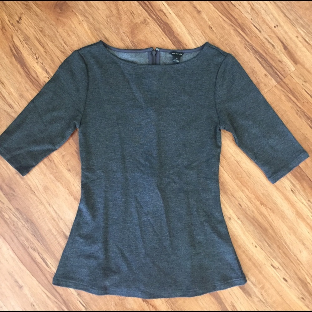 Brand New! Ann Taylor Grey Top