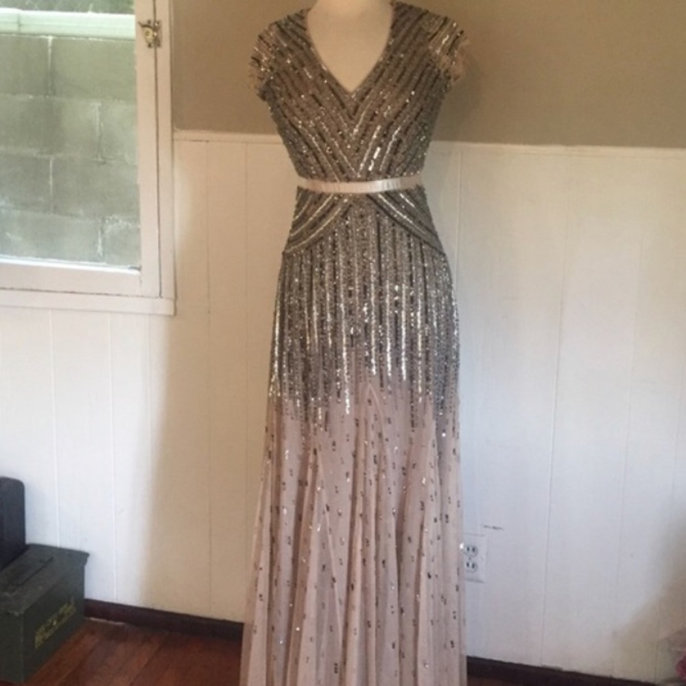 Adrianna Papell Beaded Dress