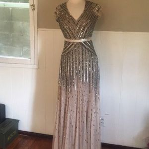 Adrianna Papell Beaded Dress
