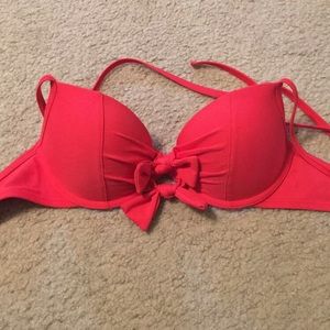 Red bow bikini top