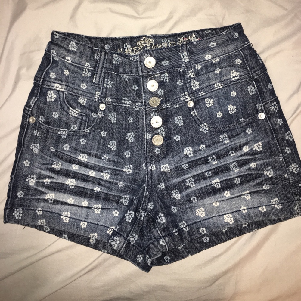 high waisted shorts