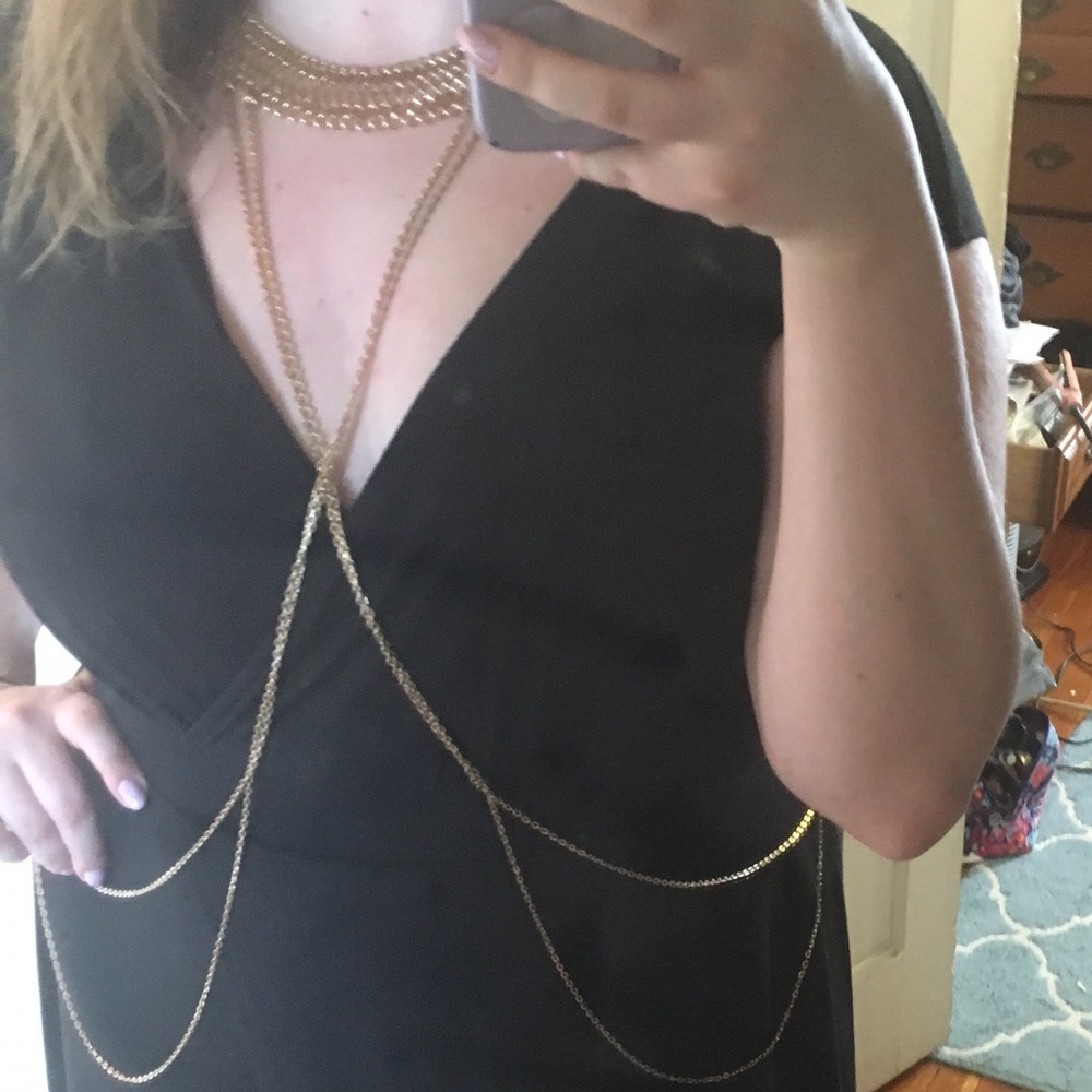 Plus size body chain, super sexy plus size glam