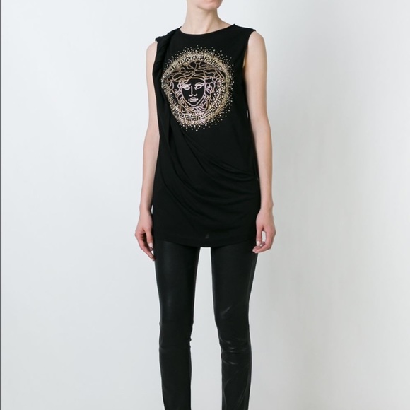 Versace Studded Medusa tank top - Picture 2 of 4