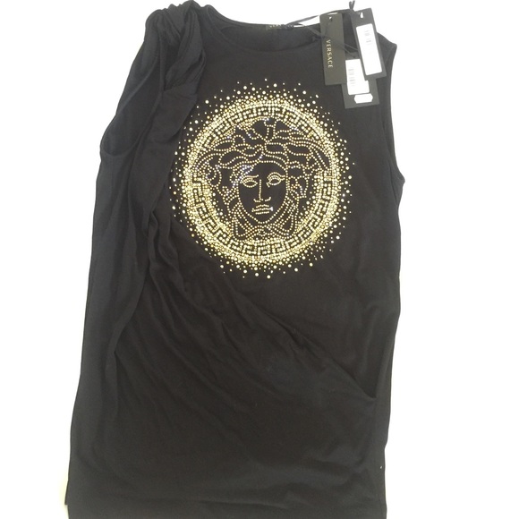 Versace Studded Medusa tank top - Picture 3 of 4