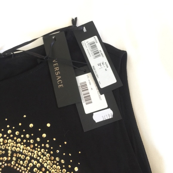 Versace Studded Medusa tank top - Picture 4 of 4