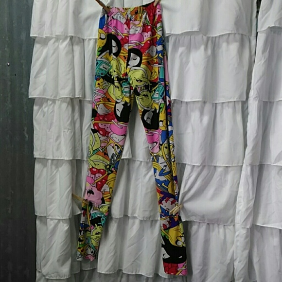 Adventure Time Leggings XS - Picture 2 of 4