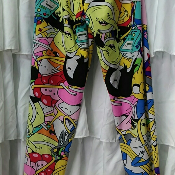 Adventure Time Leggings XS - Picture 3 of 4