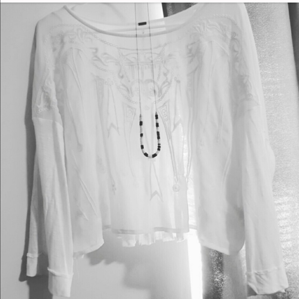 Free People Bohemian Crop Top