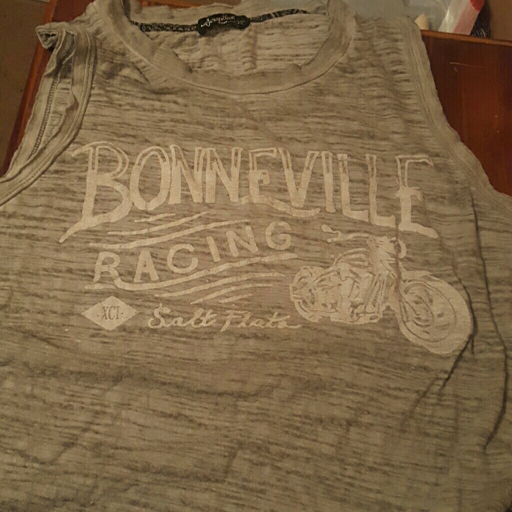 Bonneville Grey Tank