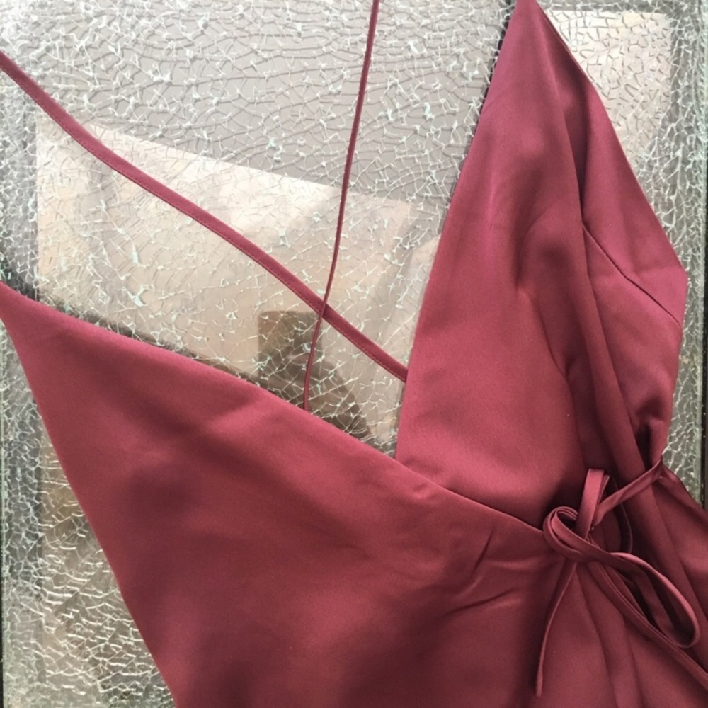 🥀Silky Self Tie Maxi Dress🥀