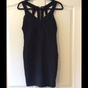 Strappy open back dress