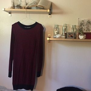 Bodycon Striped Sweater Dress🌉