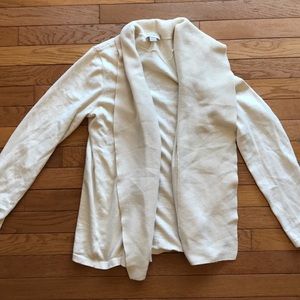 Loft large white cardigan