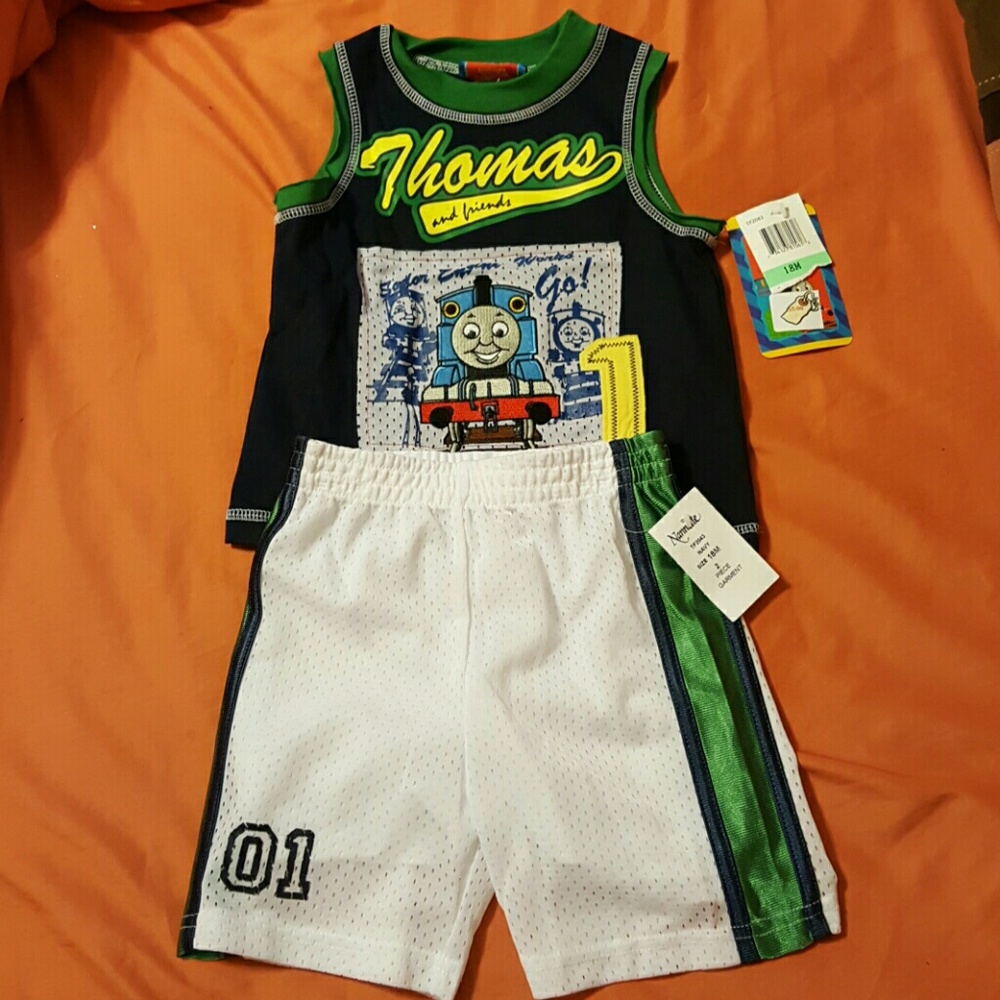 2 pc boys short set