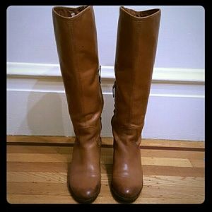 Sam Edelman brown leather boots
