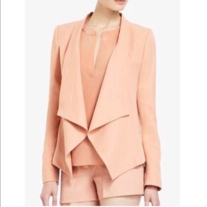 BCBG MAX ABREE size L Draped RELAXED JACKET