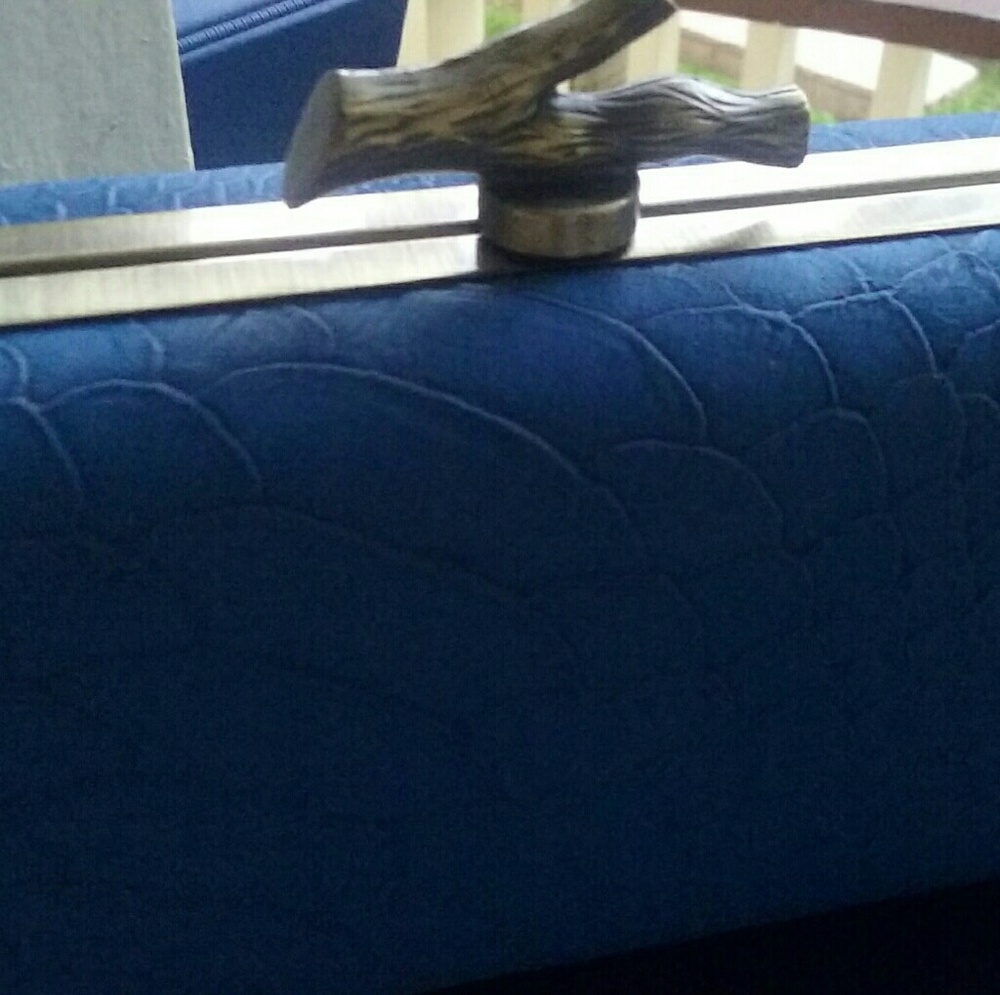 Clutch-handbag with straps