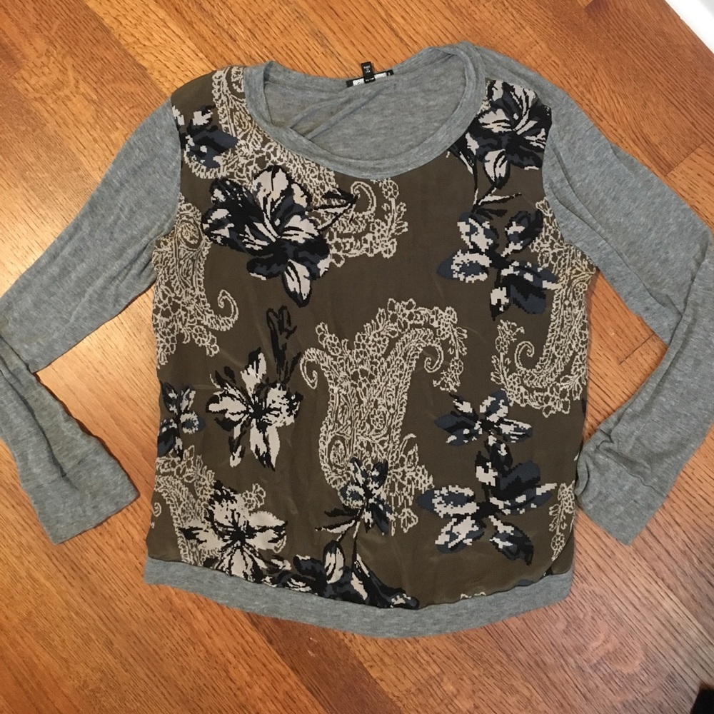 Raglan printed top