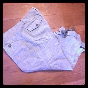 Banana Republic linen capris