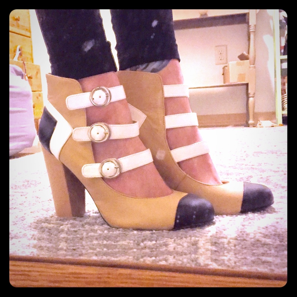 Strappy heels