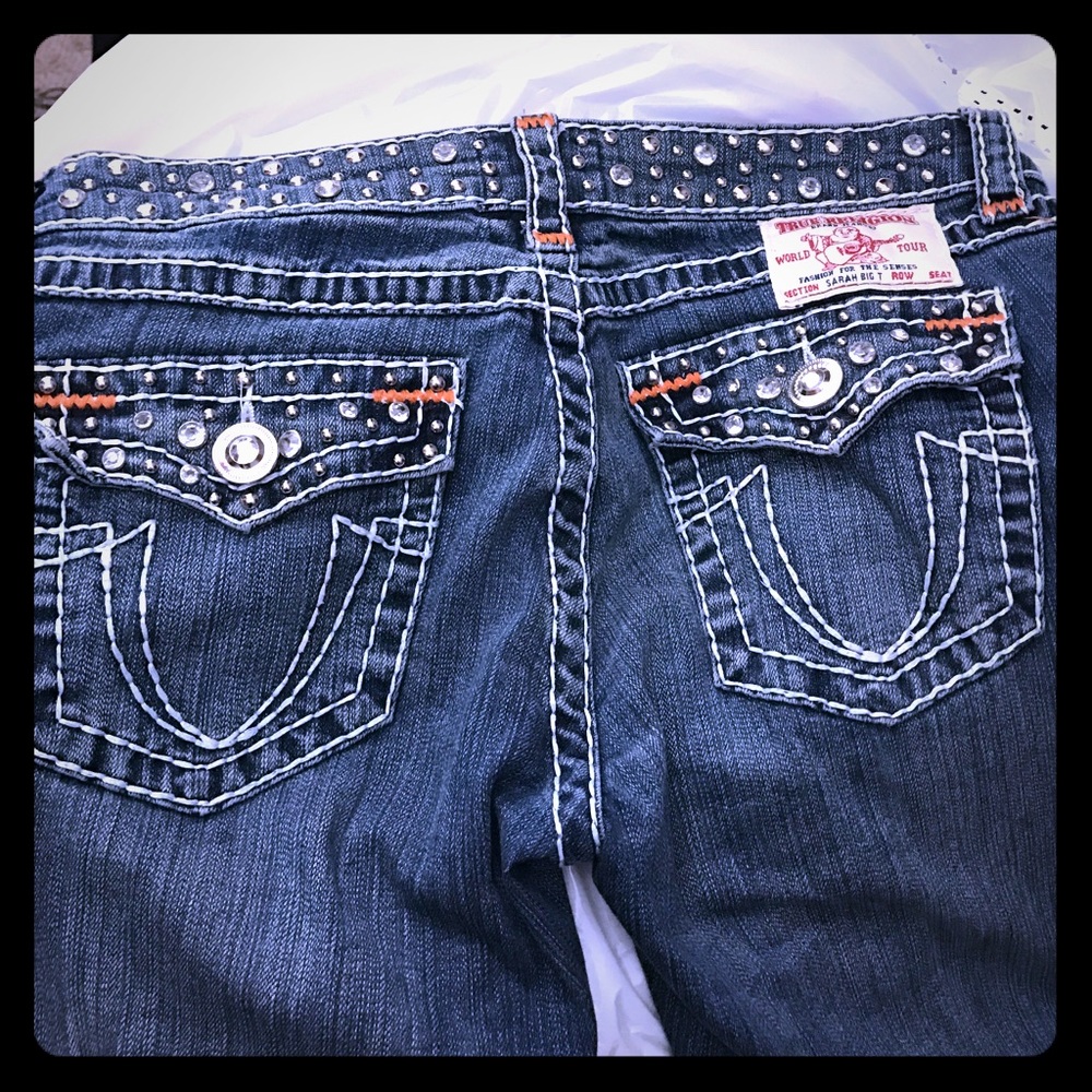 True Religion Rhinestone Jeans