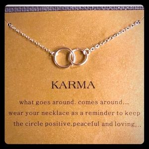 💫 Karma Circle Pendant Necklace